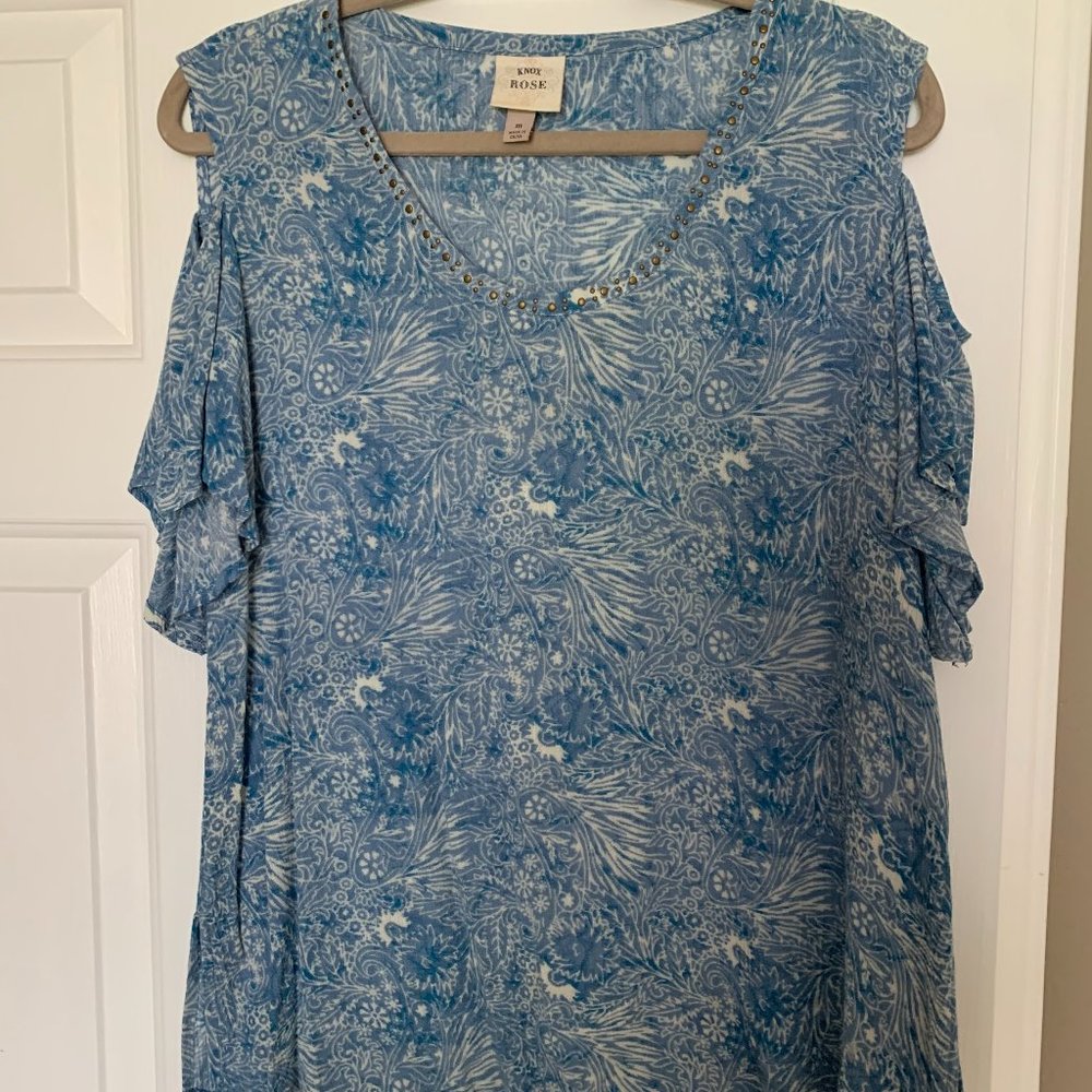 Knox Rose Open Shoulder Blouse